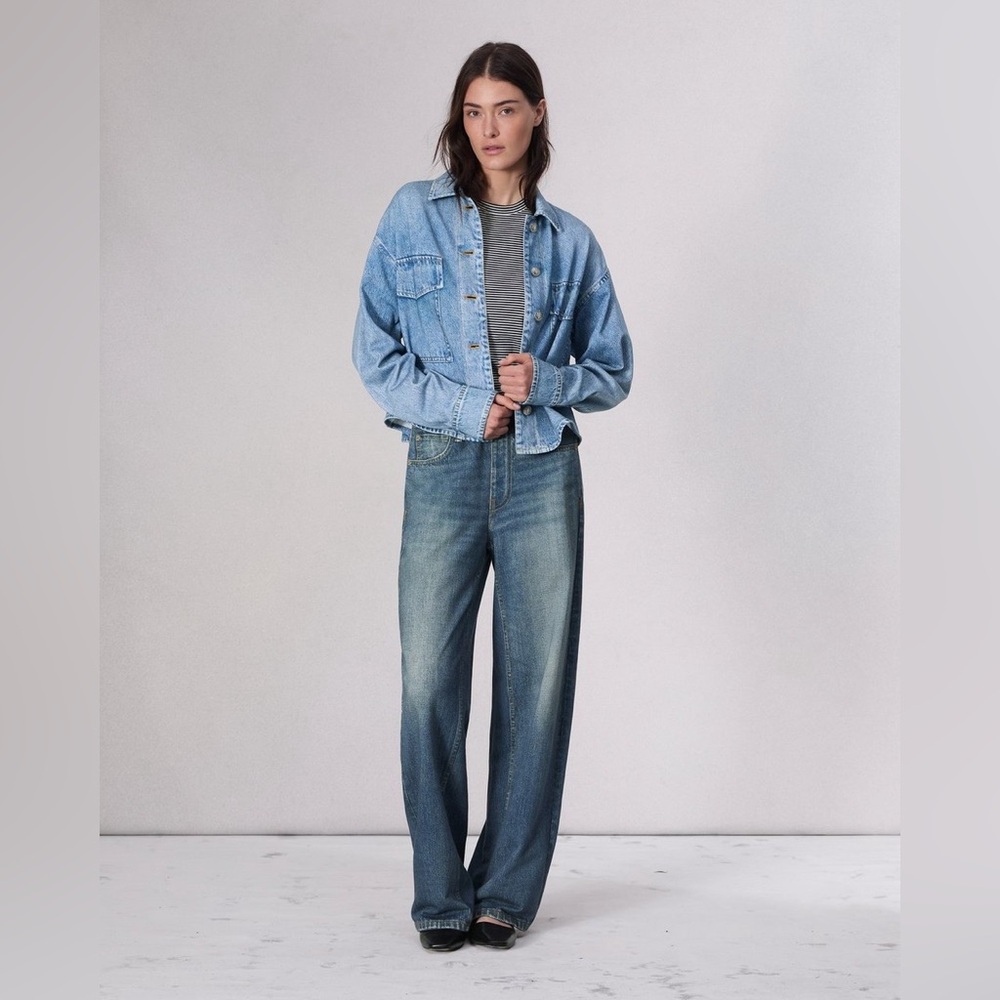 Rag & Bone Miramar Terry Wide-Leg Pant, Jean Looking Pants NWT